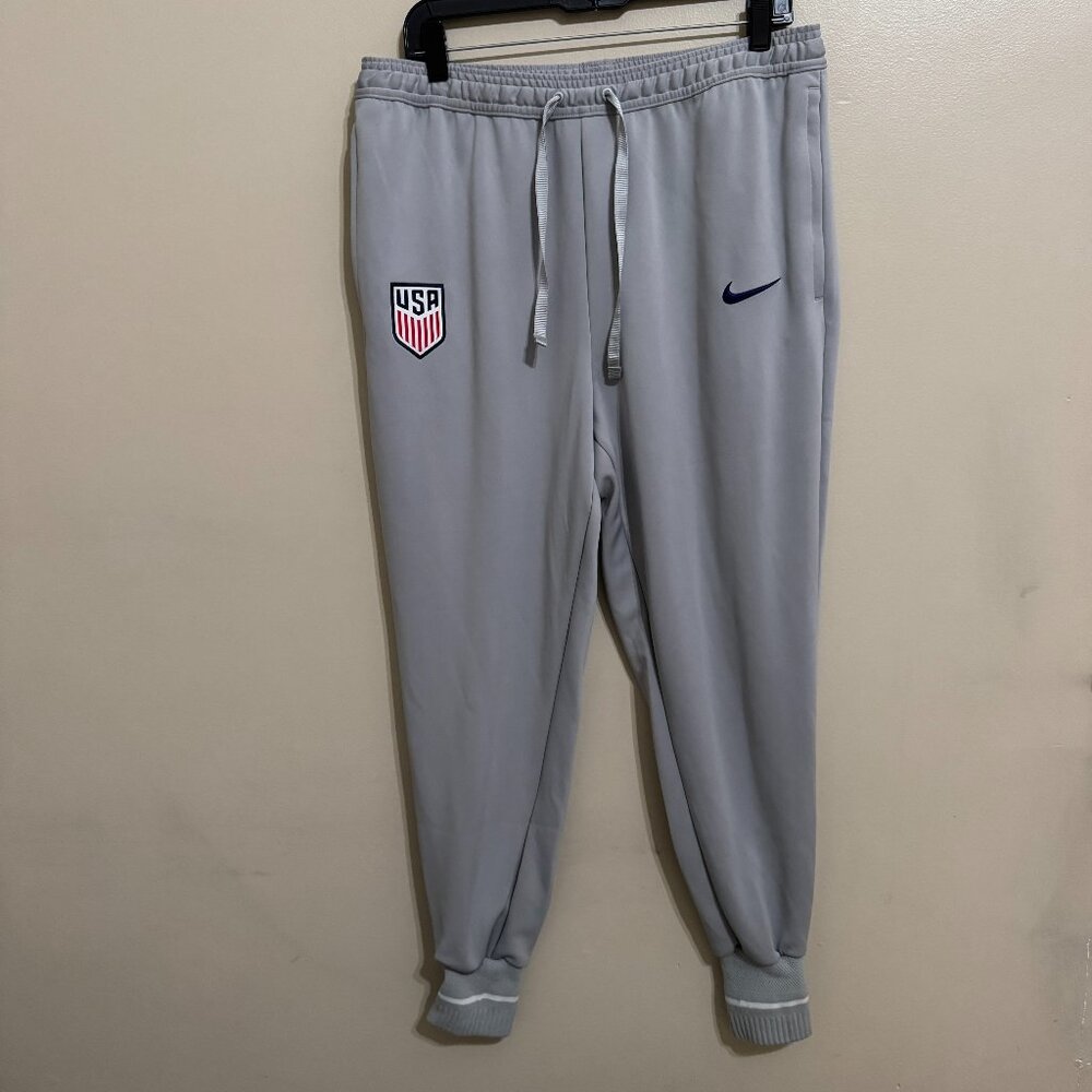 Nike USWNT USA Soccer Team Issue Training Jogger Pants DO6507-050 Women's L NEW